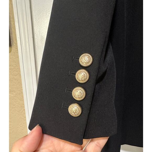 Generation Love Max Crepe Blazer Blazer Size XL NWT Gold Button Details Chic - Picture 10 of 15